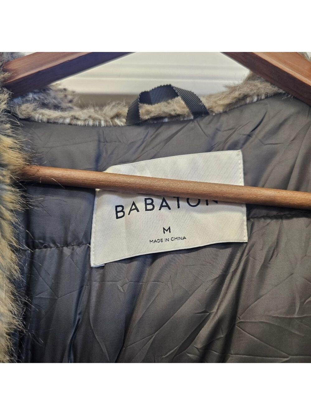 Babaton Gilligan Parka Premium Goose Down in Green - Picture 10 of 16